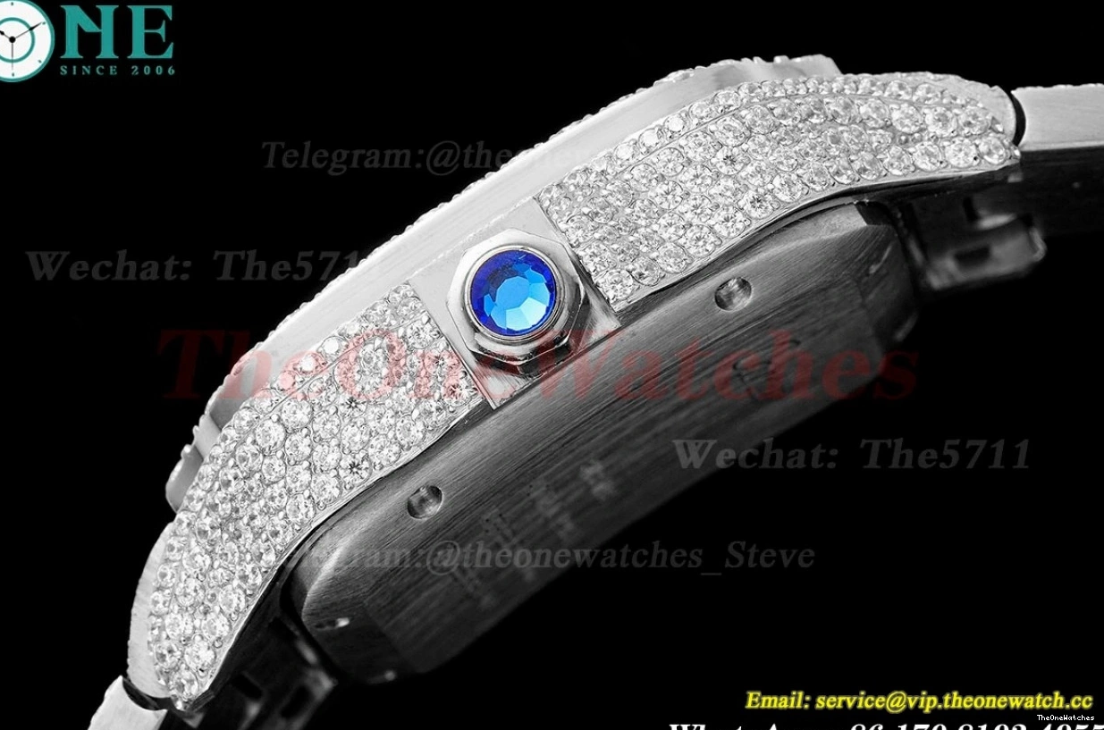 SS Mens XL 100 40mm Rmn MY9015 AMG Santos SS Dia 0124